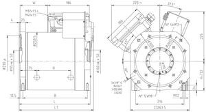 OEMER Motori elettrici 同步电机 LTS系列 - LTS 280 L