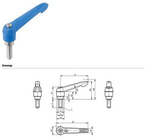 KIPP 手柄 K0270 inch系列 - K0270.1A01X20