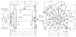 OEMER Motori elettrici 同步电机 LTS-TB系列 - LTS-TB 355 P