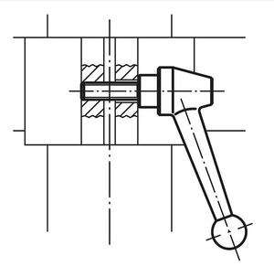 KIPP 手柄 K0120 Metric系列 - K0120.112X75