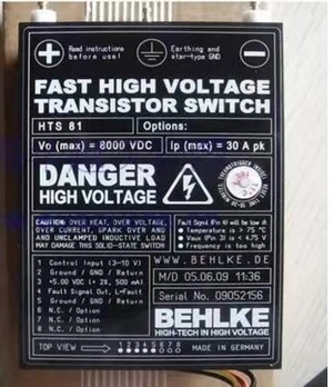 Behlke high voltage switch HTS Series - 151-10-LC2