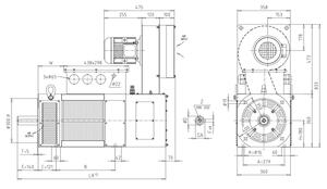 OEMER Motori elettrici AC asynchronous motor HQLa-Li Series - HQLa-Li 180L